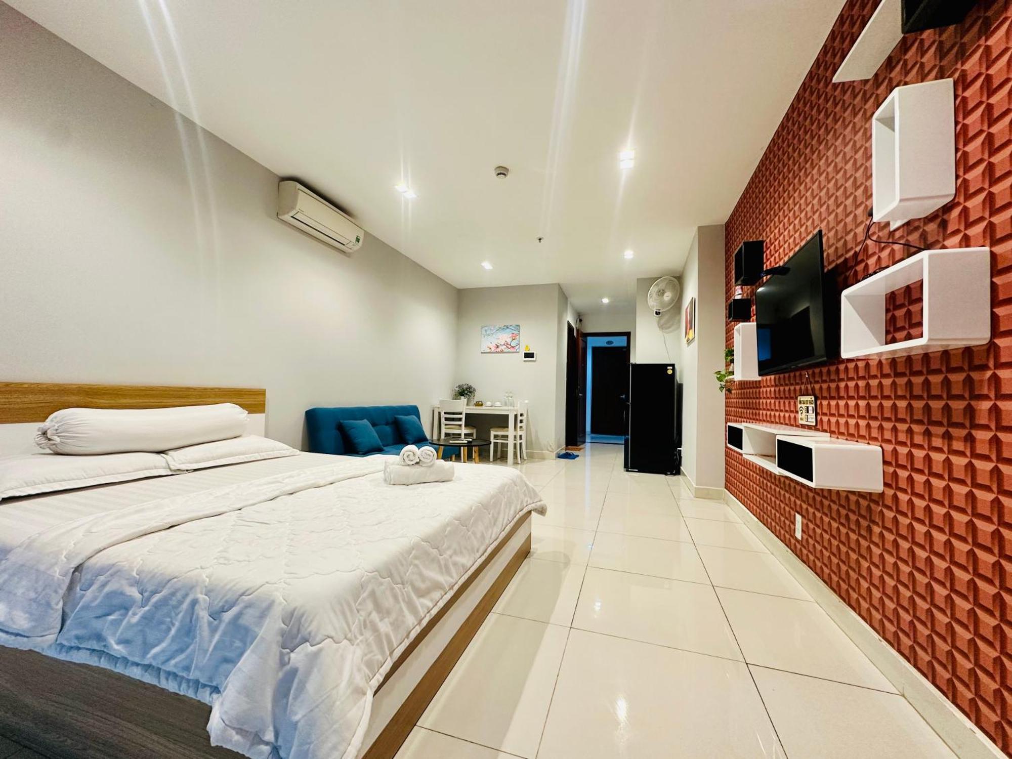 Teddy Apartment At Sky Center Luxury Ho Chi Minh City Bagian luar foto