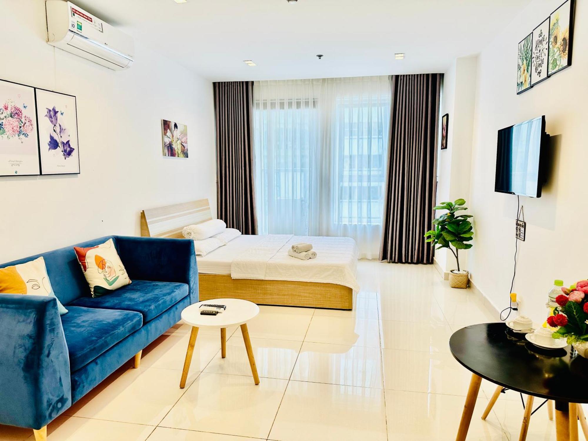 Teddy Apartment At Sky Center Luxury Ho Chi Minh City Bagian luar foto